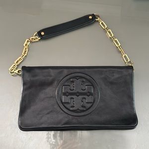 Tory Burch Bombay Reva Clutch Black